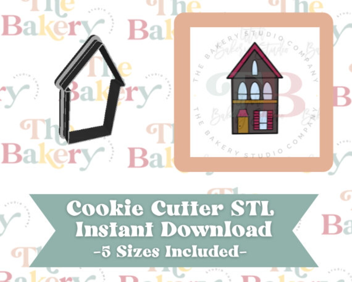 Tall Home House Cookie Cutter Tall Home House Cookie Cutter Etsy