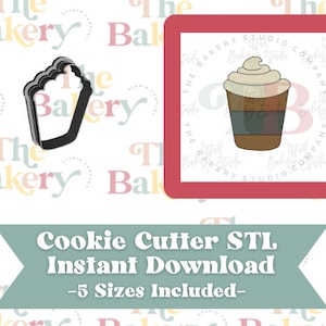Frappe Coffee Cup Cookie Cutter | Frappe Coffee Cup Cutter STL | Instant Download