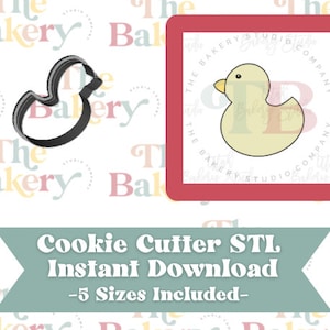 Rubber Duck Cookie Cutter | Rubber Duck Cutter STL | Instant Download