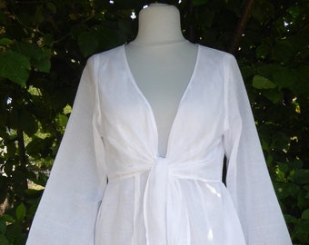 Blusa cruzada algodón puro, blusa fantasía batista algodón blanca, blusa cruzada algodón blanco, blusa cruzada algodón blanco