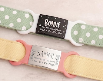 Silicone Dog Tag - Silent Pet Name Tag - Slide On Dog Tag For Dogs - Silent Dog ID Tag - Personalized Dog Collar Tag - Engraved Dog Tag