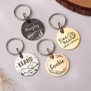 Dog Tag - Custom Dog Tag - Dog Tags For Dogs Personalized - Dog Name Tag - Pet ID Tag - Engraved Dog Tag - Cat Collar Tag Pet Tag Pet Gifts