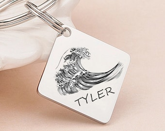 Dog Tag - Dog Tags for Dogs Personalized - Customized Dog Tag - Dog Name Tag - Dog Collar Tag - Personalized Dog Tag Landscape - Dog ID Tags