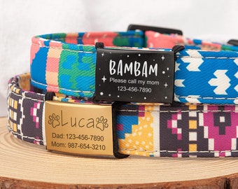Personalized Slide on Dog Tag - Silent Dog Tag Pet Tag - Dog Collar Tag Slide On - Dog Name Tag - Pet Dog ID Tag - Custom Dog Tag - Dog Gift