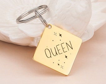 Dog Tag - Dog Gifts - Dog Tags for Dogs Personalized - Unique Dog Tag - Pet Tags Cat - Diamond Dog Tag - Dog Tags for Dogs