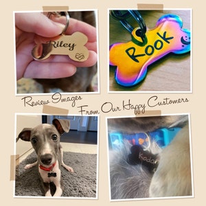 Dog Tag Dog Gifts Gifts for Pets Dog Tags for Dogs Personalized Bone Shaped Dog Tag Personalized Dog Tag Funny Dog Tags Paw Icon image 2