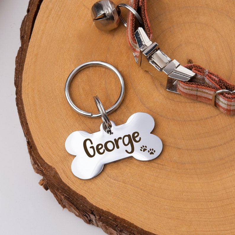 Dog Tag Dog Gifts Gifts for Pets Dog Tags for Dogs Personalized Bone Shaped Dog Tag Personalized Dog Tag Funny Dog Tags Paw Icon image 10