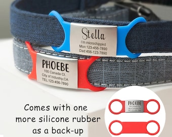 Dog Tags - Dog Gifts - Custom Dog Tag - Silent Pet Name Tag - Slide on Pet Id Tag - Slide on Dog Tags - Silent Dog Name Tags