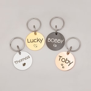 Dog Tag - Dog Collar Tag - Personalized Pet ID Tag for Dogs and Cats - Dog Name Tag - Dog Tags For Dogs - Custom Dog Tags - Pet Tag Gifts