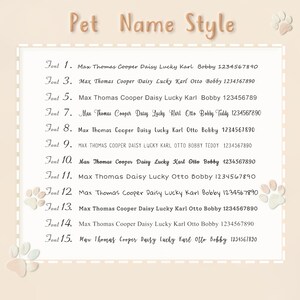 Dog Tag - Slide on Dog Tag - Custom Dog Name Tag - Silent Pet ID Tag - Dog Tag Personalized - Silicone Dog Tag - Silent Dog Collar Tag image 6