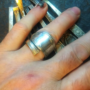 Boho style Spoon Ring