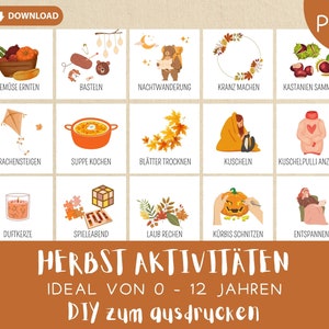 Atividades de outono cartões de rotina conjunto inicial das crianças montessori a4 impressão pdf plano diário cartões de sinalização infantil plano semanal ritual família