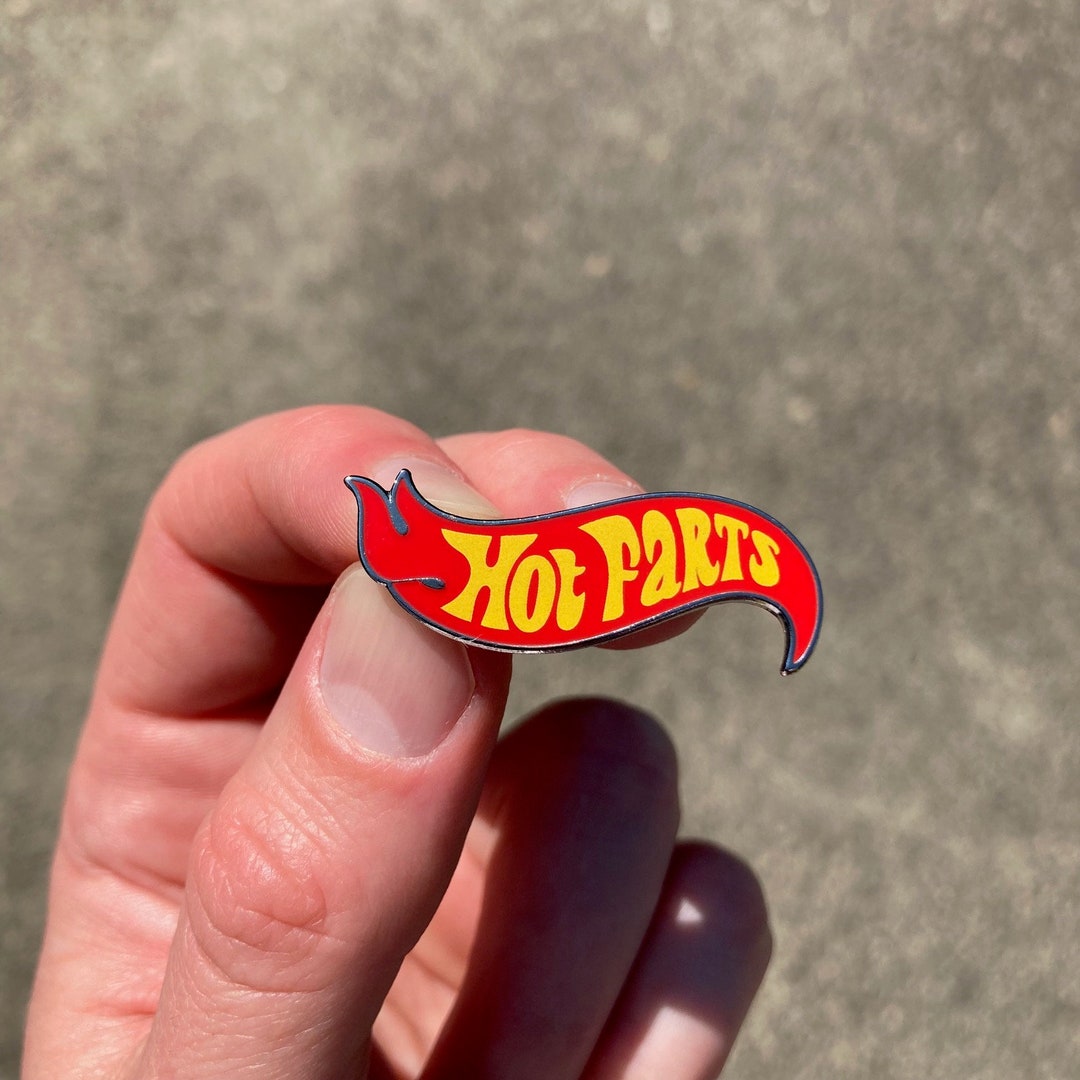 Hot Farts Enamel Pin - Etsy