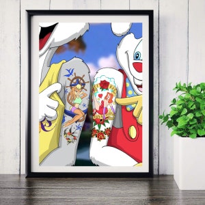 Rabbits & Pin ups (Roger Rabbit Bugs High Quality 11&quot;x17&quot; high quality print poster)