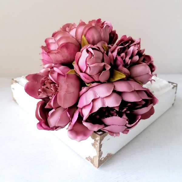Faux Peonies Etsy UK