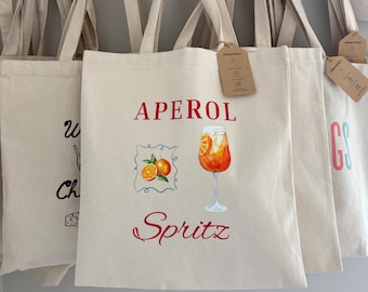 Aperol Spritz Canvas Tote