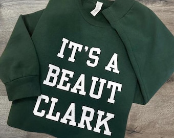 It's a Beaut Clark Christmas Crewneck Sweatshirt: Funny, Minimalist Christmas Vacation Design