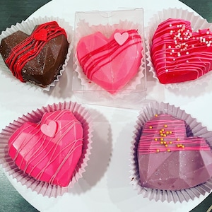 Valentine Heart Cocoa Bombs