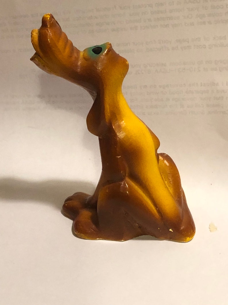 Vintage Pluto Figurine 5 Inches Etsy