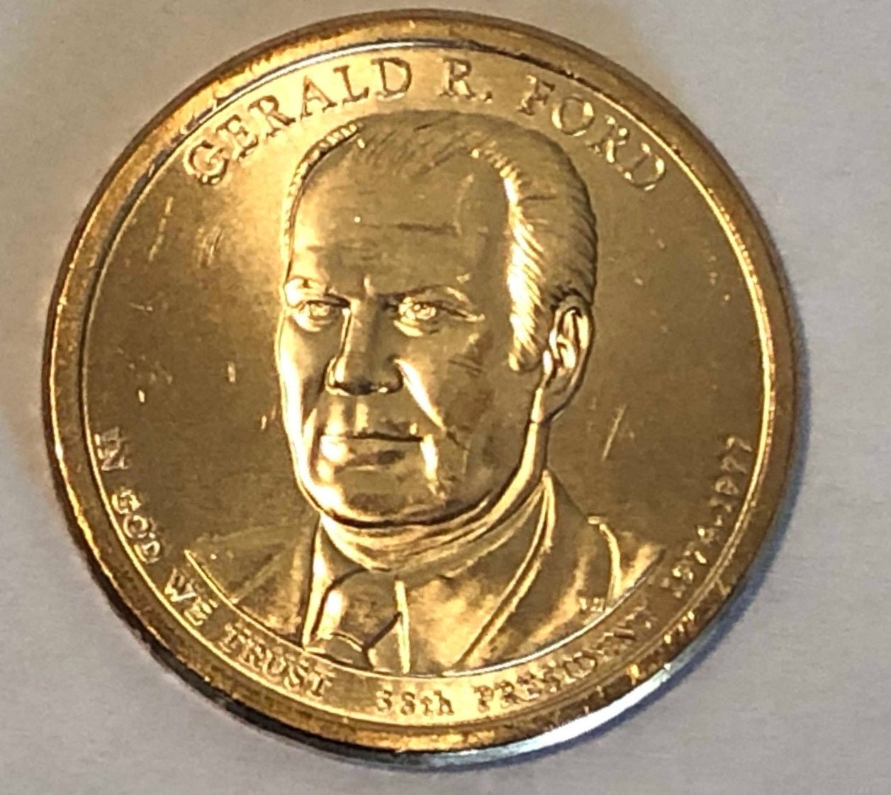2016 P Gerald Ford Presidential Dollar Circulated Etsy