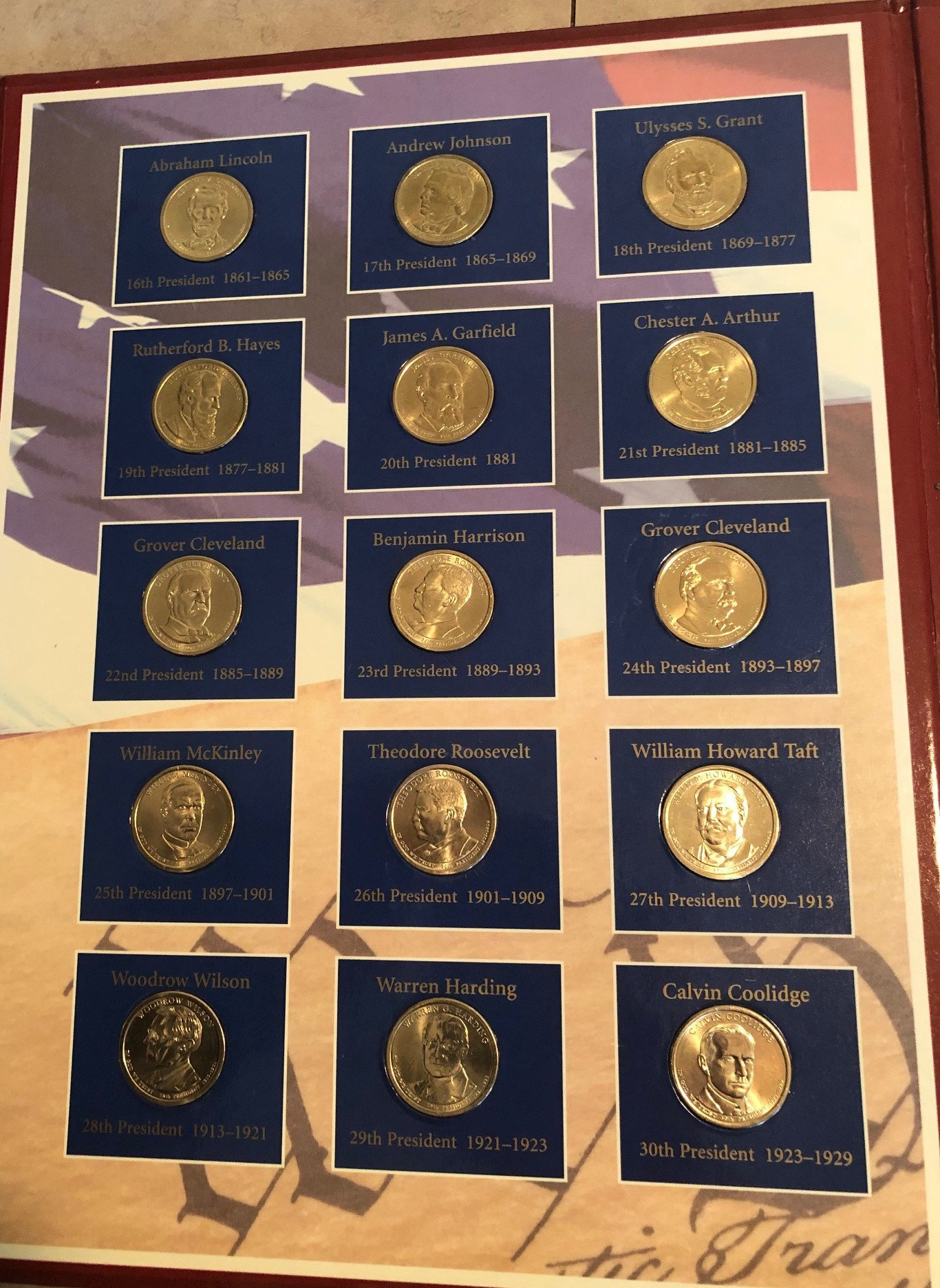 Deluxe Coin Collectors Album Book 39 Coins Complete Set Etsy