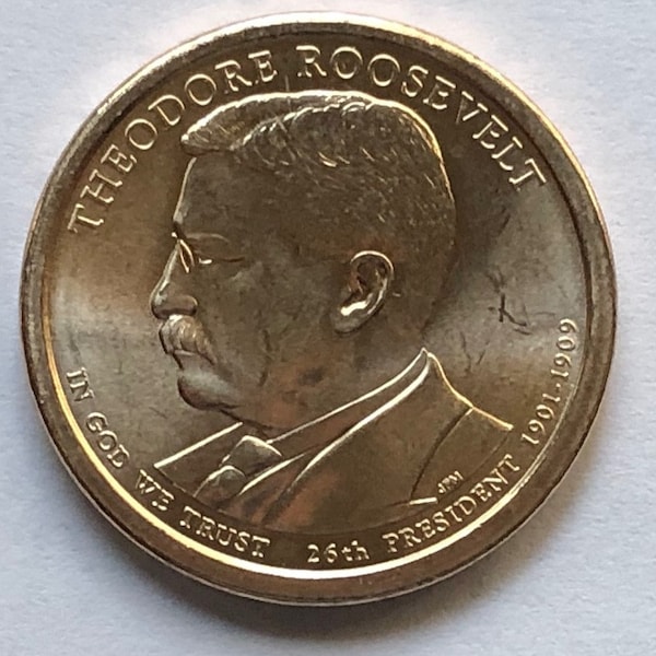2013 Theodore Roosevelt Presidential Dollar