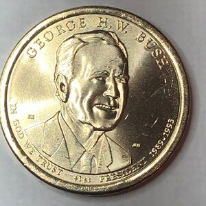 2020 George H.W. Bush One (1) Presidential Dollar Coin Uncirculated