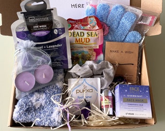 Lavender Personalised Self-care Gift Box - beauty