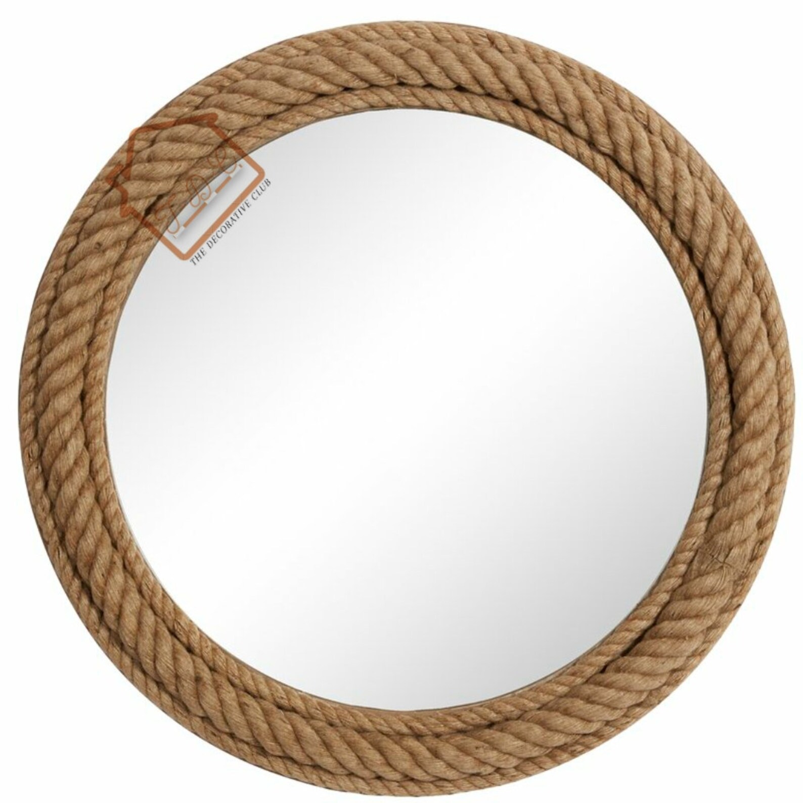 Nautical Coastal Round Mirror Home Decor Large Wall Mirror Etsy