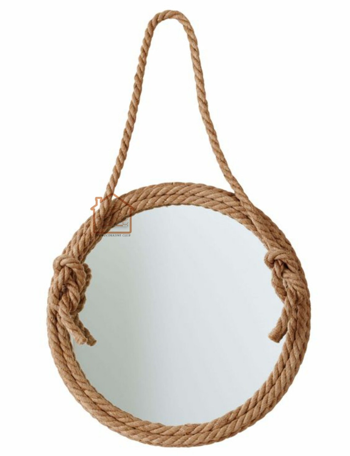 Nautical Coastal Round Mirror Home Decor Large Wall Mirror Etsy