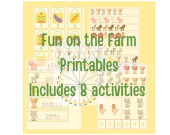 Plezier op de boerderij afdrukbaar