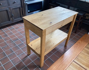 Free shipping-kitchen island- made in USA. All wood-