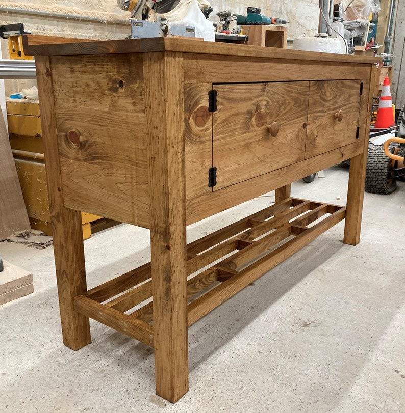 Kitchen Island Sideboard Rustic Handmade With Etsy