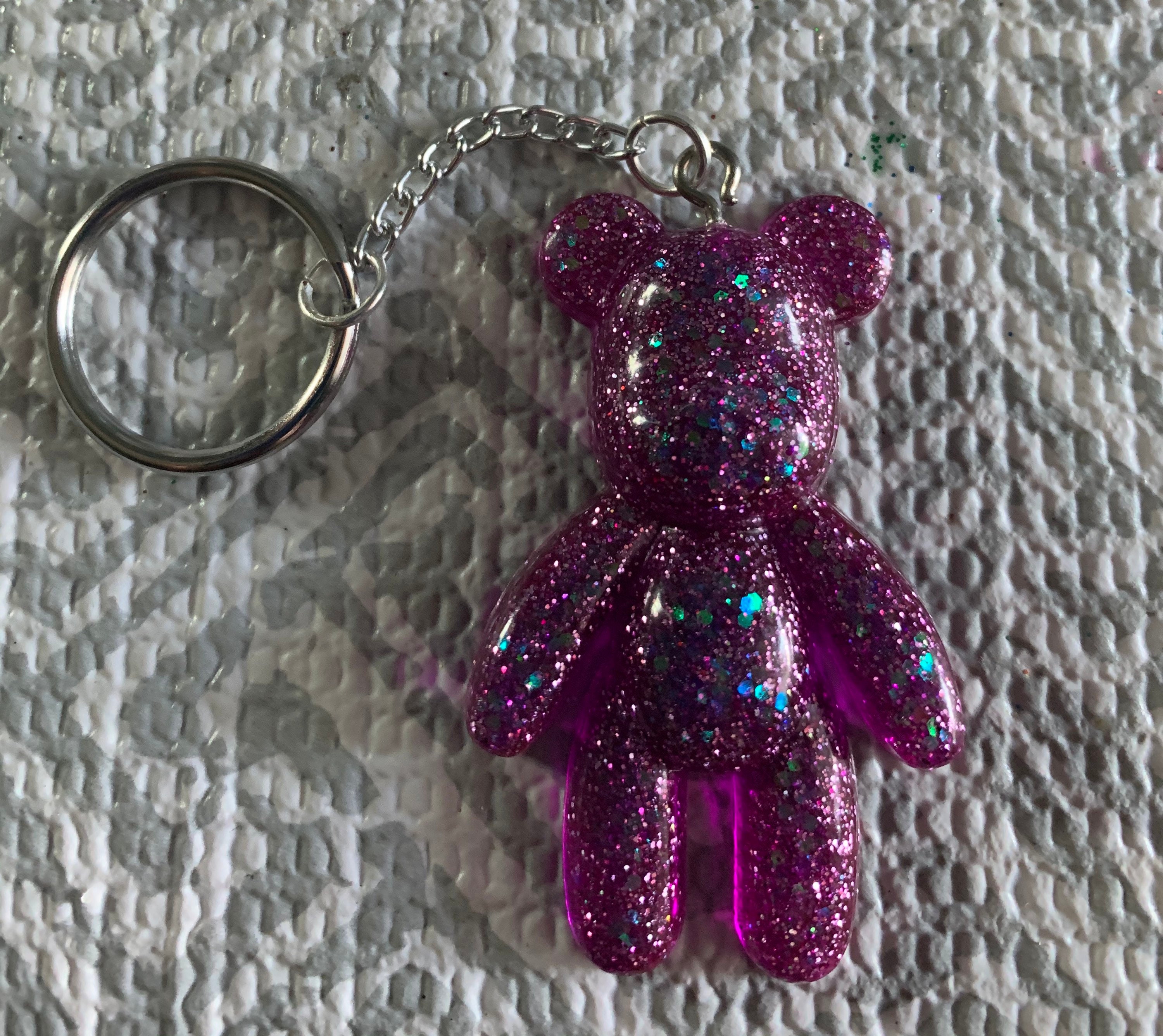 Custom Teddy Bear Keychain Made To Order | Etsy