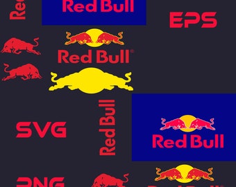 Red Bull Logo Svg Etsy
