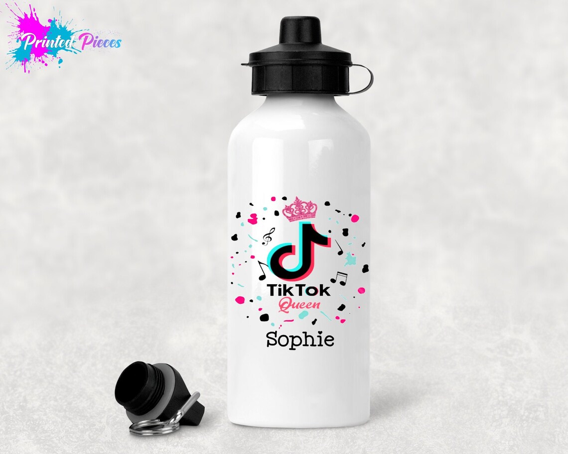 Personalised Tik Tok Queen Water Sports Drink Bottle 600ml Etsy