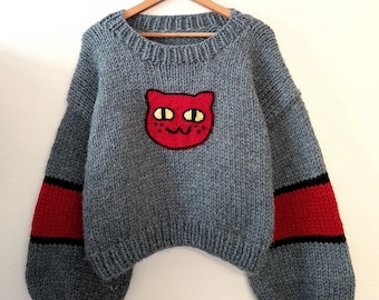 Marceline Cat Sweater, Marceline Sweater, Adventure Time Sweater, Princess Bubblegum Sweater, Halloween Costume, Halloween Clothing