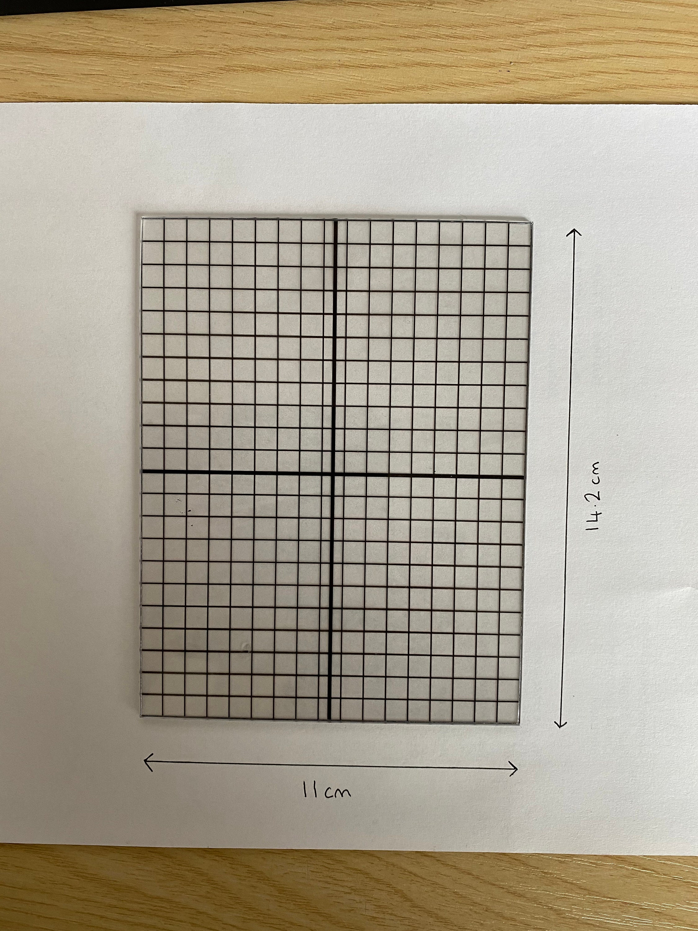 Crafters Clear Transparency Grid for Stamping and Stamps Etsy