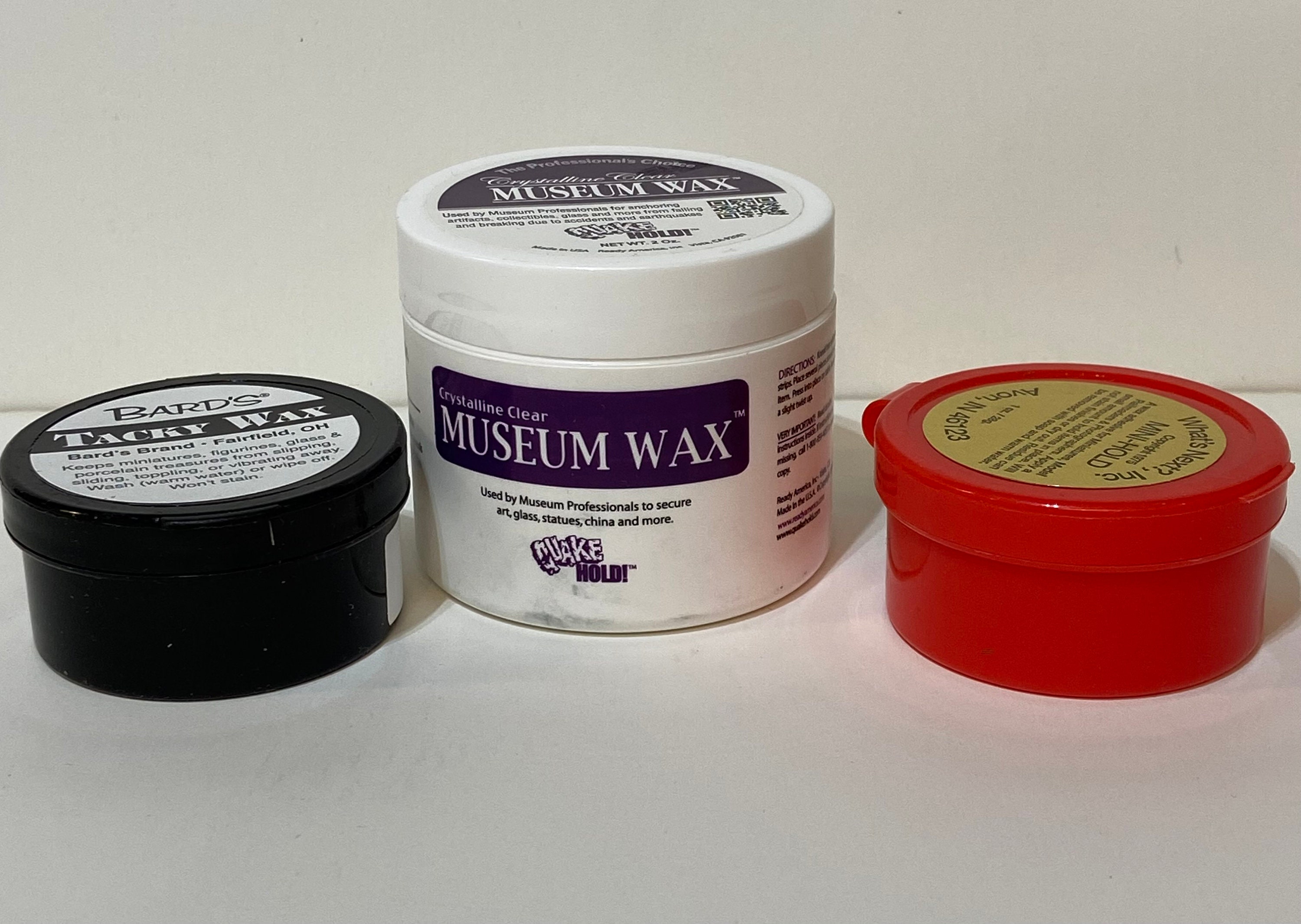  Quakehold! 13-Ounce Museum Wax, Clear Adhesive