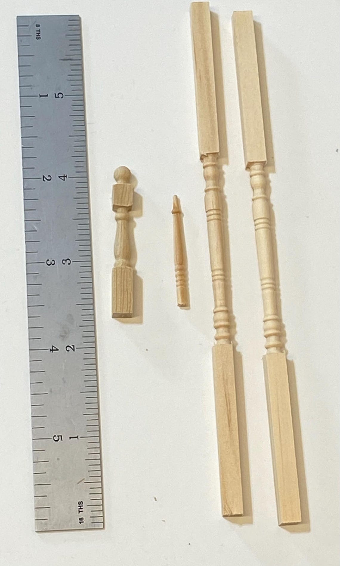 Veranda Posts, 1/24 Scale - Etsy