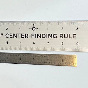 Metal Ruler: Center-Finder, L-Square, Machinist Rulers