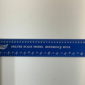 Deluxe Scale Model Reference Ruler - Etsy