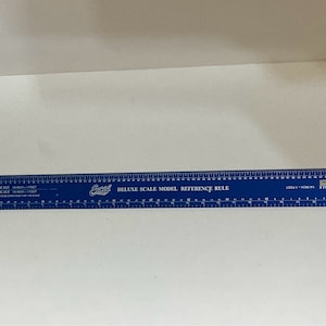 Deluxe Scale Model Reference Ruler - Etsy