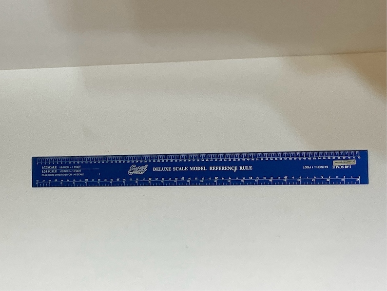 Deluxe Scale Model Reference Ruler - Etsy
