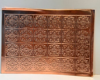 Copper Ceiling sheet, 1/24 scale