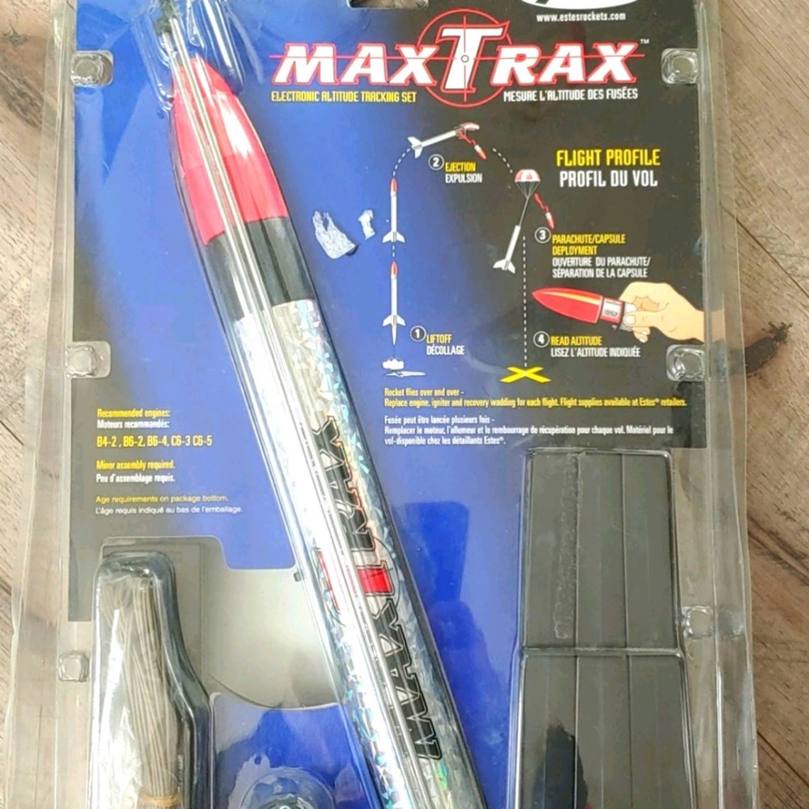 NIP MAX Trax Estes Rocket Hobby Toy Model Set Etsy