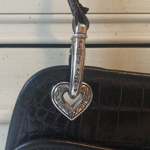 VTG Brighton Elegant Black Women's Bag Baguette Y2K baddie Bild 3