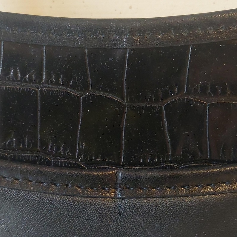 VTG Brighton Elegant Black Women's Bag Baguette Y2K baddie Bild 5