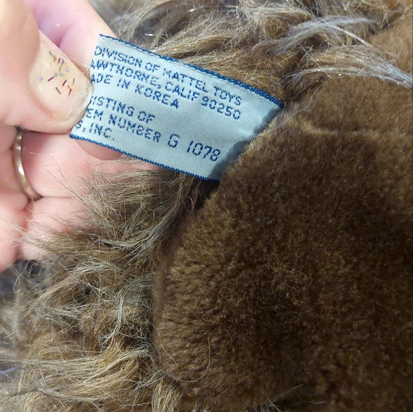 Peluche Original Lurky Gropouf Rainbow Brite Mattel 1983. | Cuotas sin interés