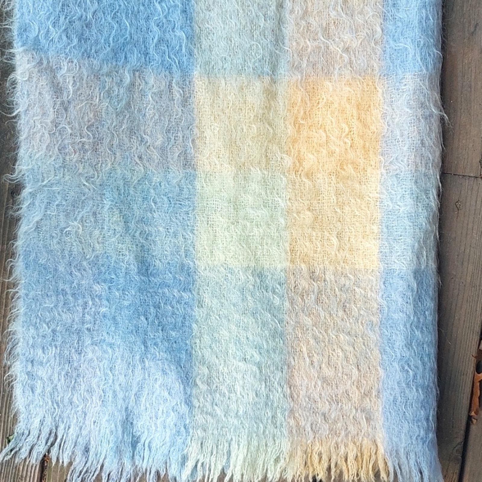 Vintage Mohair Throw - Etsy